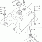 KODIAK 4WD-YFM400FWBL/YFM400FWBL Топливный бак