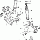 TIMBERWOLF 4WD  - YFB250FWK Передняя подвеска колес