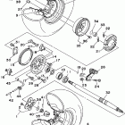 TIMBERWOLF - YFB250UK Заднее колесо