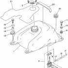 TIMBERWOLF 4WD  - YFB250FWK Топливный бак