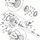 TIMBERWOLF 4WD  - YFB250FWK Заднее колесо