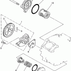 TIMBERWOLF 4WD  - YFB250FWK Масляный насос