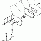 TIMBERWOLF 4WD  - YFB250FWK Фонарь задний