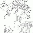 TIMBERWOLF - YFB250UK Rear fender 1