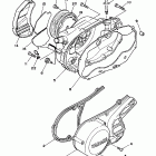 YFZ 350 Крышка картера двигателя