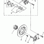 YFM35FXJ Задний суппорт тормозной