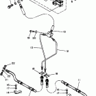 YFM350FWBJ Главный тормозной цилиндр,передний