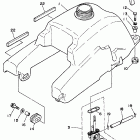 YFM350XJ_M/YFM350XJ Топливный бак