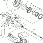 YFM350FWBJ Заднее колесо