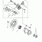 YFZ 350 Задний суппорт тормозной