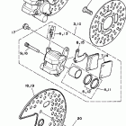 YFZ350J_MN/YFZ350J Передний тормозной суппорт