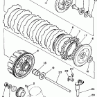 YFZ350J_MN/YFZ350J Сцепление