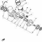 YFZ350J_MN/YFZ350J Коленчатый вал и Поршень