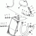 YFZ350J_MN/YFZ350J Радиатор и Патрубки