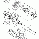 YFM 350FWS Заднее колесо