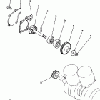YFZ350J_MN/YFZ350J Водяной насос