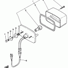 YB 250 Задний фонарь 1