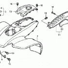 TRX400EX Front fender ('99-'04)
