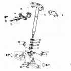 TRX450FE Рулевой вал