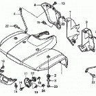 TRX250TE Front fender ('02-'04)