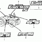 TRX450FE Наклейки