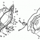 TRX450FE Крышка картера задняя