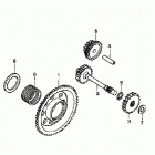 TRX450FE Шестерни стартера