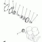 YFZ 350 Водяной насос