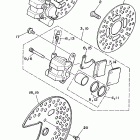 YFZ 350 Передний тормозной суппорт