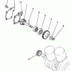 YFZ 350 Водяной насос