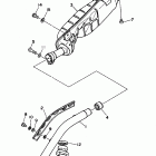 YFM400FWG Выхлопная система