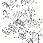 YFM 350FWG Переднее крыло