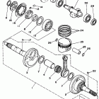 YFM 350FWG Коленчатый вал и Поршень