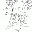 YFM35FXG Передний тормозной суппорт