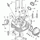 YFM400FWG Головка цилиндра
