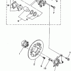 YFM35FXG Задний суппорт тормозной