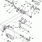 YFM350FWG_ Вилки переключения