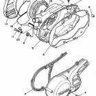YFZ 350 Крышка картера двигателя