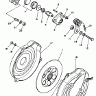 YFM 350FWG Задний суппорт тормозной