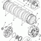 YFM400FWG Сцепление