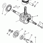 YFM35FXG Коленчатый вал и Поршень