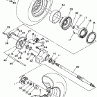 YFM400FWG Заднее колесо