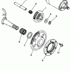 YFM 350FWG Муфта стартера