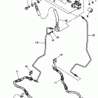 YFZ 350 Главный тормозной цилиндр,передний