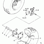 YFZ 350 Переднее колесо