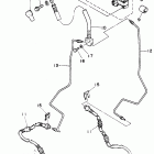 YFZ 350 Главный тормозной цилиндр,передний