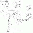 YFZ 350 Задний торм цилиндр