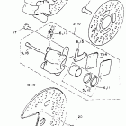 YFZ 350 Передний тормозной суппорт