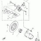 Warrior Задний суппорт тормозной