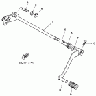 YFZ 350 Вал переключения